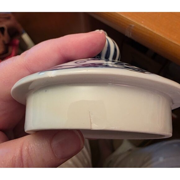 Vienna Woods Fine China Blue Onion Pattern Teapot Seymour Mann, Vintage - Picture 9 of 9